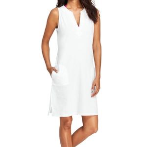 Adrienne Vittadini NAVY Linen Dress